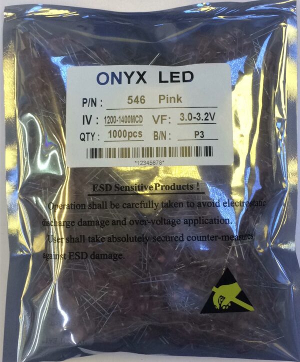 ال ای دی اوال صورتی ONYX